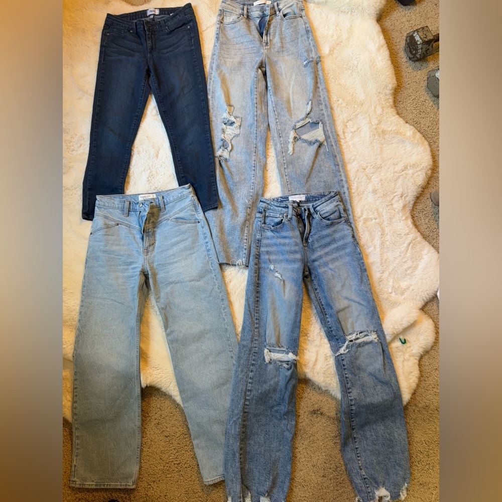 5 pairs NAME BRAND JEANS
